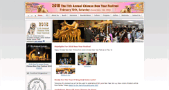 Desktop Screenshot of chinesenewyearfestival.org